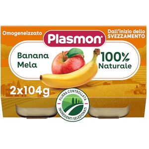 Plasmon Saveurs De Natura Homogénéisé Banana Et Apple 2x104g - Publicité