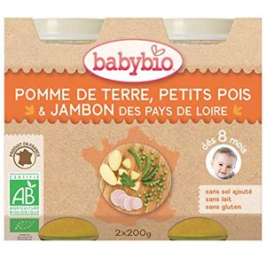 BabyBio Menu du Jour Légumes Jambon 2x200g - Publicité