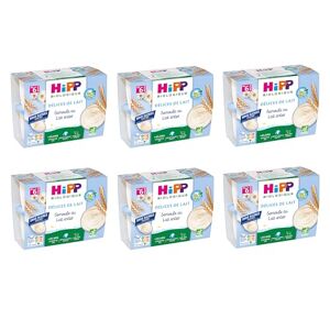 HiPP Biologique Délices De Lait Semoule au lait entier Coupelles 4x100g Lot de 6 - Publicité