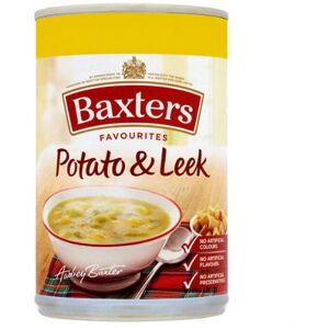 Baxters Favourites Soupe à pommes de terre et poireau 400 g Boîte de 12 - Publicité