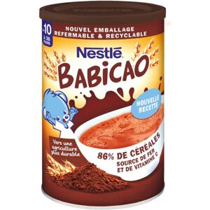 Nestlé Bébé Babicao Chocolat dès 10 Mois, 400g - Publicité