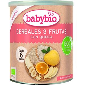 Babybio CÉRÉALES 3 Fruits & Quinoa 220g - Publicité