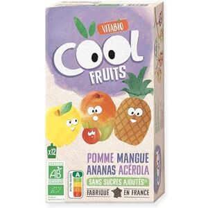 VITABIO Vitabio Cool Fruits Pomme Mangue Ananas (12X90) 1080G Lot De 3 - Publicité