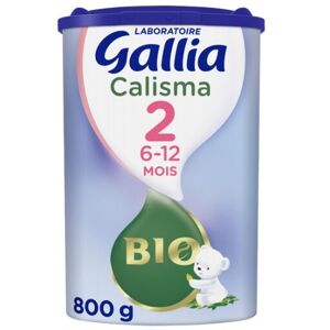 Gallia calisma bio lait 2ème âge 800g - Publicité