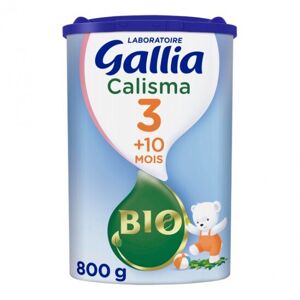 Gallia calisma bio croissance lait 3ème âge 800g - Publicité