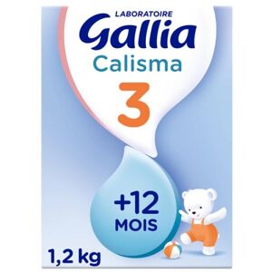 Gallia calisma croissance 3 lait + 12 mois 1.2kg - Publicité