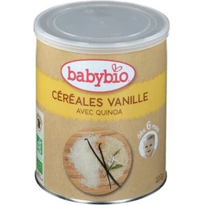 Babybio Céréales Vanille Bio dès 6 mois 220g - Publicité