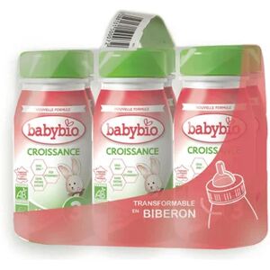 BabyBio 3ag Croissance Lait Bio6x25ml - Publicité