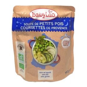 Babybio Doypack Soup Ppoi/Cour190g - Publicité