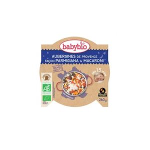 Babybio Assiette Bonne Nuit Bio Légumes Pâtes à l'Italienne et Parmesan dès 15 mois 260g - Publicité