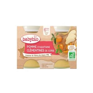 BabyBio Pomme Clementine 2x130g - Publicité