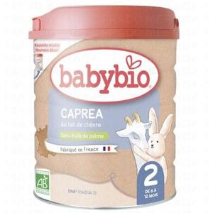 BABYBIO Lait Infantile - Capréa 2-ème âge boite de 800g - Publicité