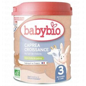 BABYBIO Lait Infantile - Capréa croissance 800g - Publicité