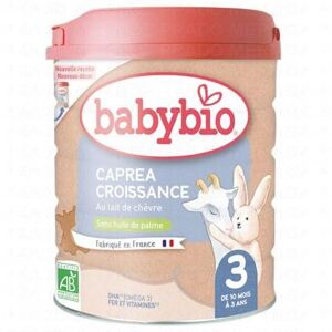 Babybio Lait Infantile - Capréa Croissance 800g - Publicité