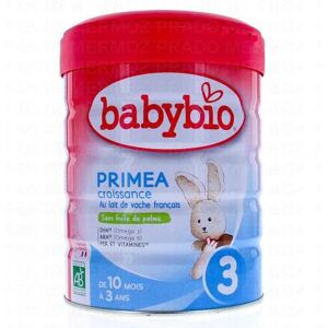 BABYBIO Primea Croissance lait infantile bio 3ème age 10-mois-3ans 800g - Publicité