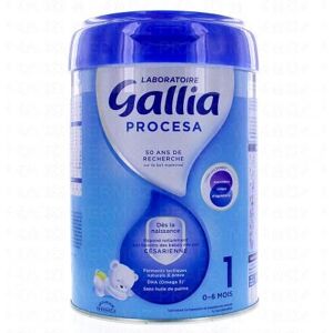 GALLIA Procesa Lait 1er age 0-6 mois 800g - Publicité