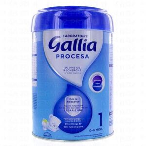 Gallia Procesa Lait 1er Age 0-6 Mois 800g - Publicité