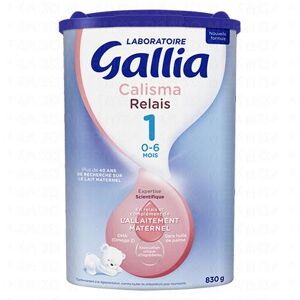 GALLIA calisma relais 1er âge 800 g - Publicité