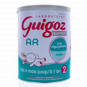 Guigoz Lait Ar 2ème Age Anti-Régurgitations 6-12 Mois 780g - Publicité