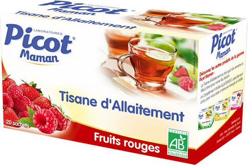 Picot Maman Tisane d'Allaitement Bio Fruits Rouges 20 sachets