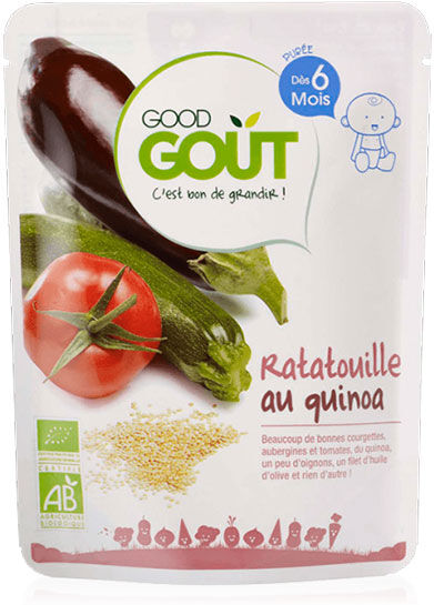 Good Gout Good Goût Plat Ratatouille au Quinoa dès 6m 190g