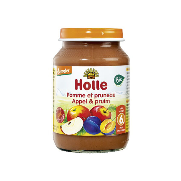 Holle Petit Pot Pomme Pruneau Bio +6m 190g
