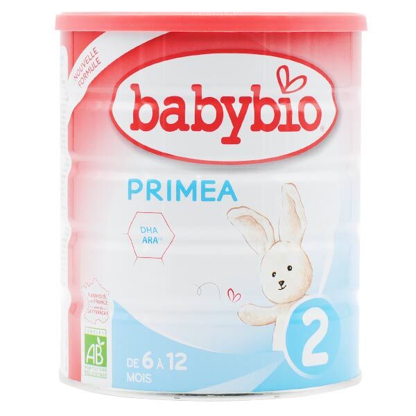 Babybio Primea Lait 2ème Âge Bio 800g