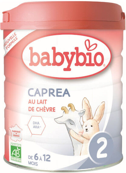 Babybio Caprea Lait de Chèvre 2ème Âge Bio 800g