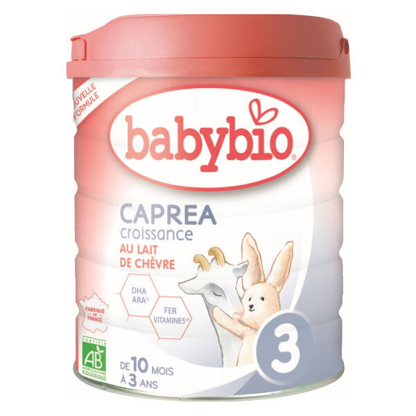 Babybio Caprea Lait de Chèvre 3ème Âge Bio 800g