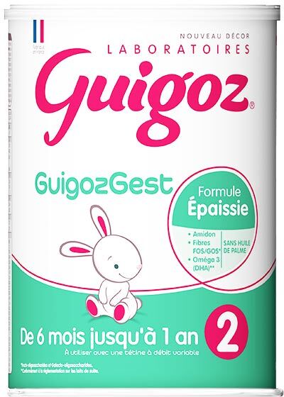 Guigoz Gest Formule Epaissie Lait 2eme âge 800g