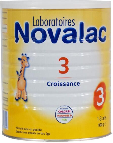 Novalac Lait de Croissance 3ème Âge 800g