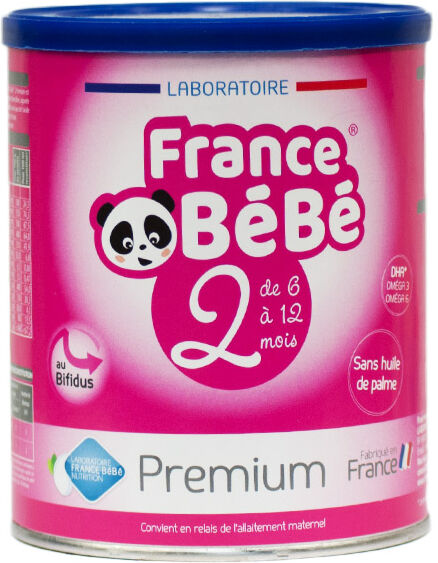 France Bébé Nutrition France Bébé Bio Premium Lait 2ème Age 400g