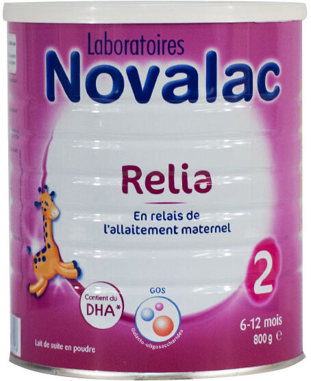 Novalac Lait Relia 2 Âge 800g