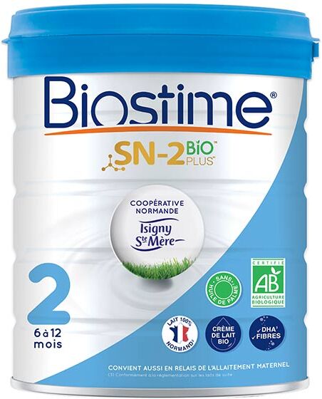 Dodie Biostime Lait 2 Bio 6-12m 800g