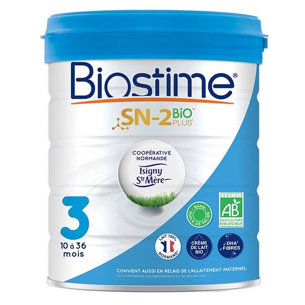 Dodie Biostime Lait 3 Bio 10-36m 800g