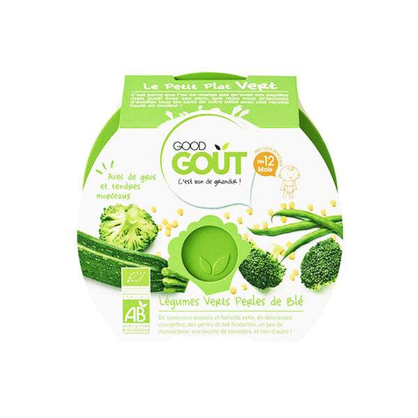 Good Gout Good Goût Assiette Légumes Verts Perles de Blé dès 12m 220g
