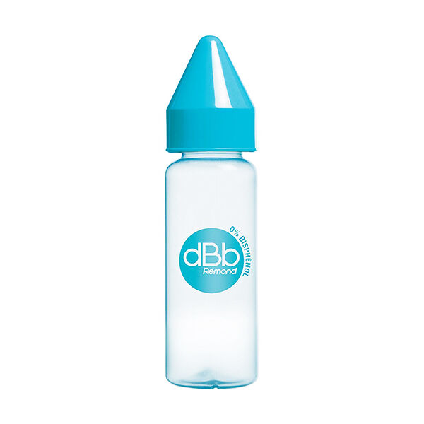 dBb Remond Biberon Régul'Air Verre Turquoise 240ml