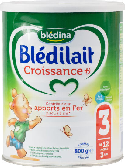 Blédina Blédilait Croissance+ 3ème âge 800g