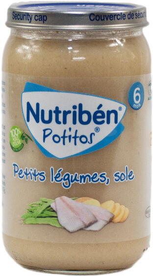 Nutriben Potitos Petits Légumes Sole 235g