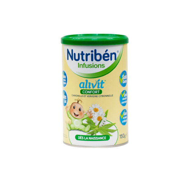 Nutriben Nutribén Infusions Alivit Confort Camomille Verveine Citronnelle 150g