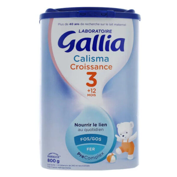 Gallia Calisma Croissance Lait 3ème Age 800g