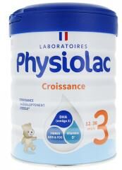 Physiolac Croissance 3 12 à 36 Mois 800 g - Pot 800 g