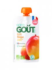 Good Goût 99,9% Mangue dès 4 Mois Bio 120 g - Gourde 120 g
