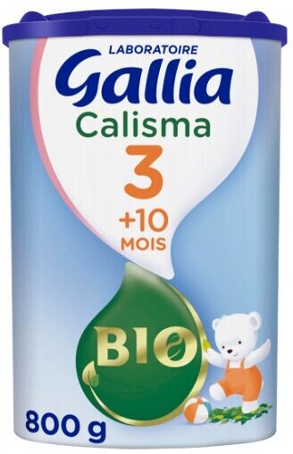 Gallia calisma bio croissance lait 3ème âge 800g