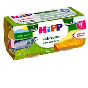 HiPP Omogeneizzato Salmone Con Verdure 80 g 2 Pezzi