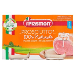 Plasmon Omogeneizzato Di Carne Prosciutto Cotto 2x120 g +4m