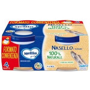 Mellin Omogenizzato Nasello 4x80 g