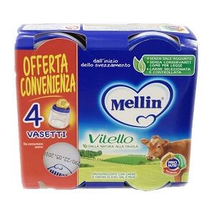 Mellin OMOGENEIZZATO Di Vitello 4 X 80 G