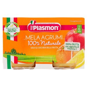 Plasmon Omogeneizzato Di Frutta Alla Mela E Agrumi 2x104 g