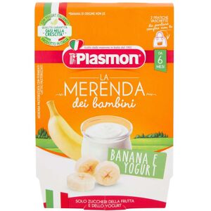 Plasmon La Merenda dei Bambini Banana e Yogurt 2x120 g